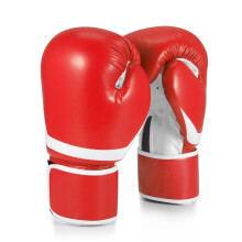 Boxing Gloves Sparring Training Muay Thai Kickboxing Heavy Bag 10 oz red