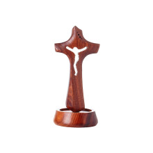 Wood Crosses with Magnetic Stand Religious Artifact Home-S