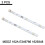 Refrigerator Light Strips MDDZ162A 2pcs Efficient Lighting Restoration Compatible with 1629348 5