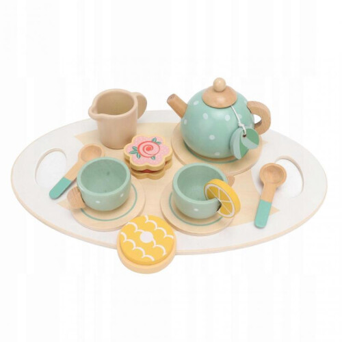 Wooden Tea Service, Coffee Set