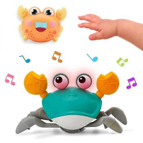 Baby Crab Music Toy, Electronic Light Up Crawling Toy with Automatic null none