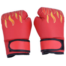 Kids Boxing Gloves, 's Boxing Agat Muay Thai Sparring Punching Kickboxing Grappling Sandbag Gloves for Training, Punch Bag, Muay Thai red