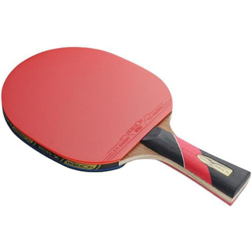 Training Ready Table Tennis Bat with Rubber  Ideal for Powerful Bats with Ease Long Handle 1