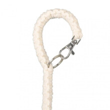 Hanging Door Dog Cross Bell Training Potty Hand Knitting Cotton Decorative Puppy Door Bell Silver