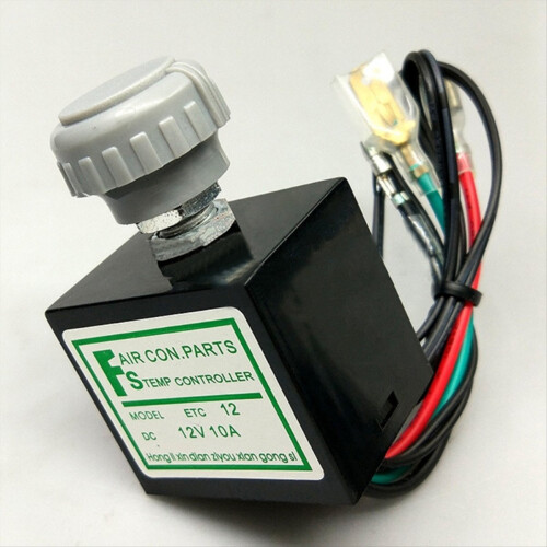 Θερμοστάτης 12V 10A για εξατμιστή κλιματιστικού αυτοκινήτου ρυθμιζόμενος R2LC 1