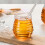 Bâton réutilisable d'agitation de pot de miels en verre-400ML 5