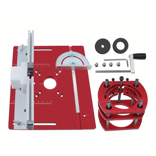 Router lifting systems  Router ert  Base plate  Woodworking  Red