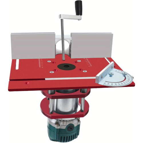 Router lifting systems  Router ert  Base plate  Woodworking  Red 1
