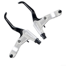 Bicycle Fr5 Aluminum Alloy Brake Disc For Lever For Bike Brakes VBrake Silver