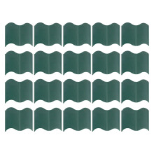 Panneaux de clôture à assembler facilement, 20 paquets,-Vert