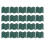 Panneaux de clôture à assembler facilement, 20 paquets,-Vert 1