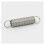 Stainless Steel Extension Spring, 1mm Wire, 8mm Outer Diameter, Length 25-50mm, 5 Pcs with Hooks 1