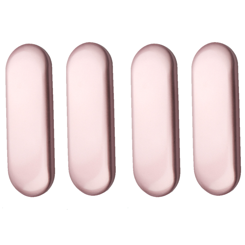 Professional Eyelash Extension Organizer, Empty Rectangular Tin Box with Precise Locking for Eyelash Tools, Eyebrow Razors (4PCS)