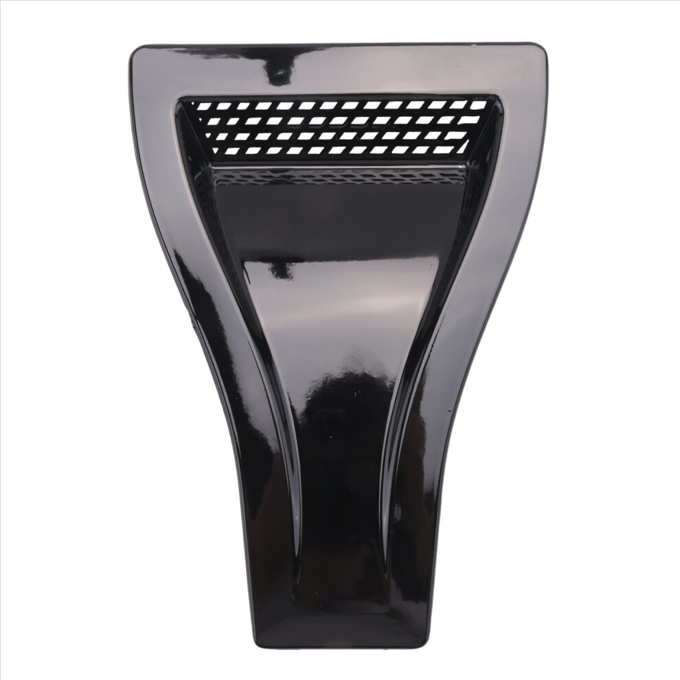 Universal Engine Hood Vent Louvers Air Scoop Bonnet Vent Air Intake Cover Glossy Car Parts Car Front Vent Black 4851422188038