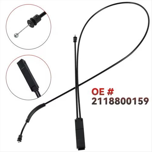 Car Engine Hood Release Cable Wire for E-Class E320 E55 E320 2003 - 2004 Kit 2118800159 211880015964 2
