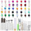 Needle Felting Kit, Wool Roving 40 Colors Set – Start Your Creative Journey multicolor 1