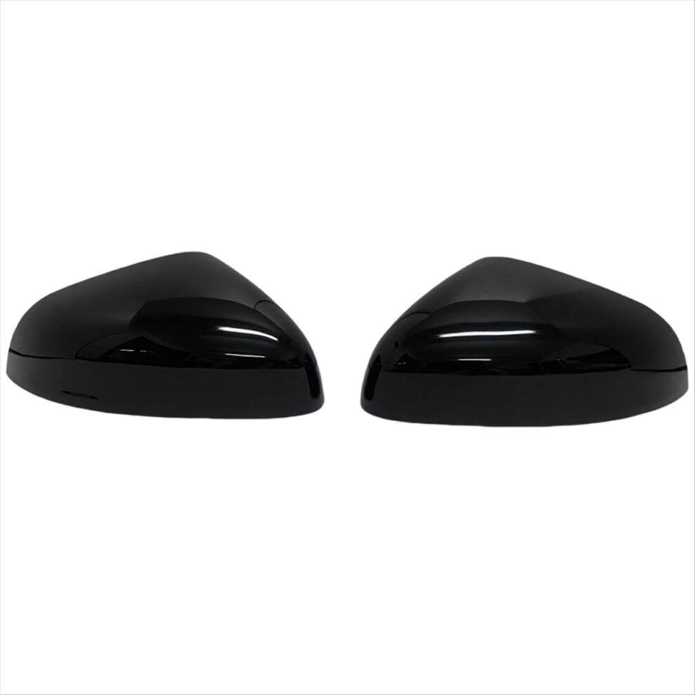 Rear View Mirror Cover Trim Side Door Wing Mirror Housing For Fiesta Mk8 2019-2024 Glossy Black 4851422188823