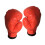 Sparring gloves for boxing and exercises black and large 1