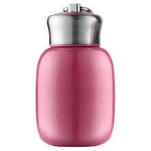Reisebecher mit Edelstahl-Thermosflasche, Behälter für heiße und kalte Getränke, vakuumisoliert, auslaufsicher und leicht zu reinigen (280 ml)