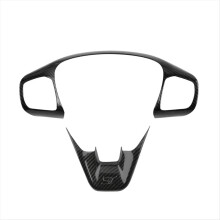 Stuurwielpaneelafdekking voor Fiesta MK8 2017-2021 voor Focus MK4 2019-2023 ABS Auto Stuurbedieningsframe