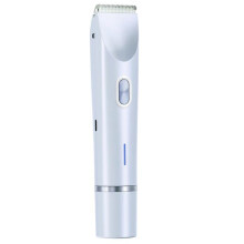 Afeitadora multifunción con pantalla digital para mujer, de doble cabezal, para axilas, lavable, color azul