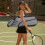 Tennis Racket Carrier Backpack for Rackets, Balls, Gray 2