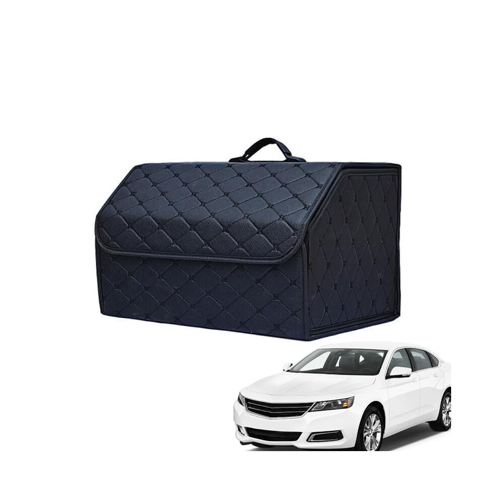 Car Boot Organiser For Ford Fiesta Fusion Escort Focus Mondeo Kuga Ecosport Foldable Tidy Storage Bag With Dividers Lid 54Cm 9189345664625