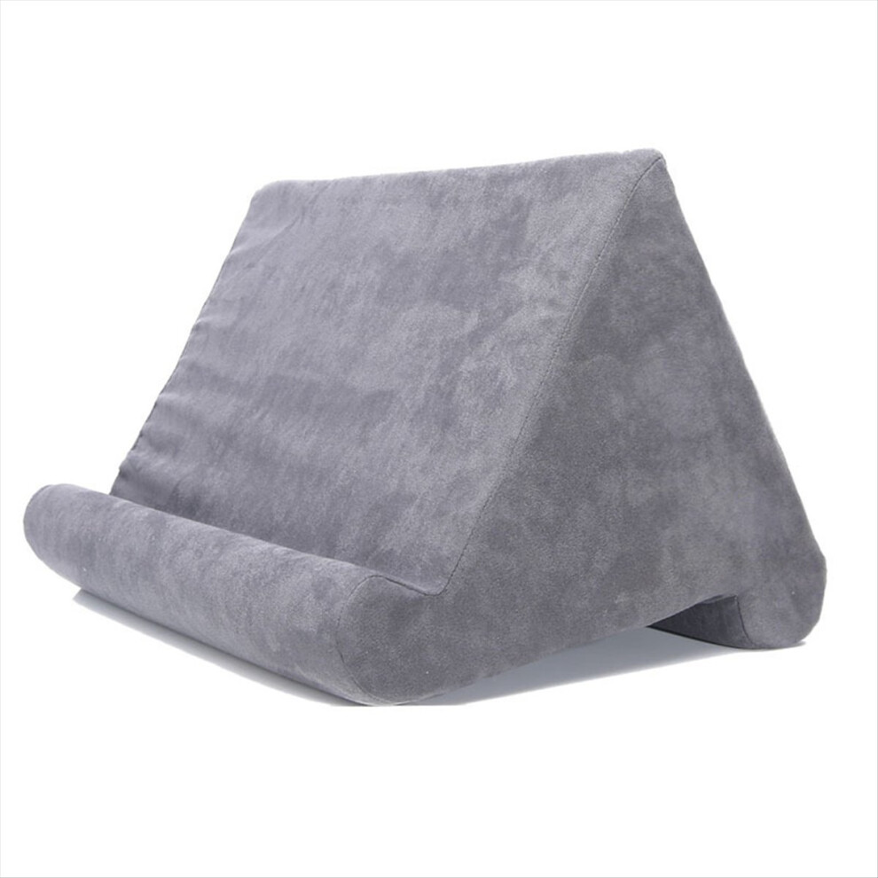 Tablet Pillow Stand Multi-Function Tablet Phone Stand Cushion For Mobile Phone Laptop Holder Support Bed Bracket Grey 4851422198990
