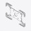 Support mural pour tablette, support réglable, fixation murale ou support de bureau UTC-10 Blanc 7