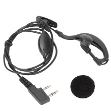 Auricolare Marvel: comodo tubo acustico da indossare per radio ricetrasmittente, vivavoce in plastica morbida con connettore Kenwood a 2 pin per una