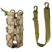 Bolsa tática Molle para garrafa de água, porta-hidratação esportivo em nylon resistente e tamanho universal, ideal para aventuras ao ar livre,