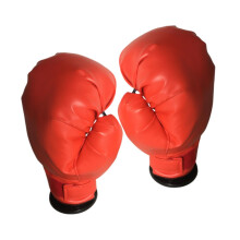 Sparring gloves for boxing and training sessions red and small