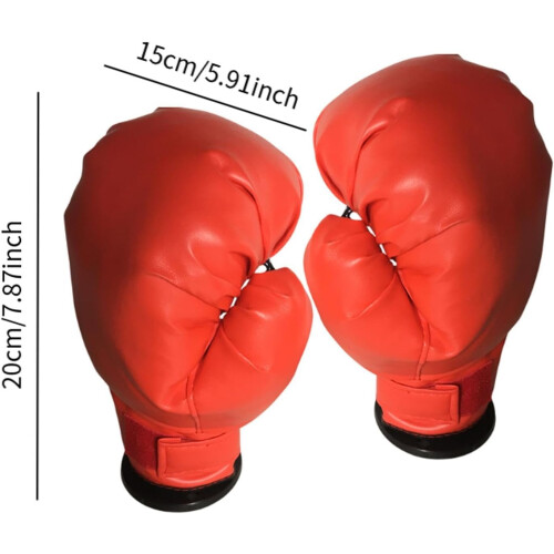 Sparring gloves for boxing and training sessions red and small 1
