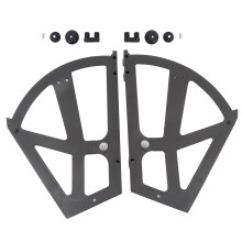 Dobradiça resistente e durável para sapateira, sistema de abertura articulada para sapateira de dois níveis, fácil de usar, acabamento pintado