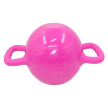 Double Handle Water Kettlebell Pink WaterFilled Design For Home Fitness And Gym Equipment