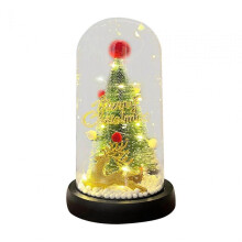 Led Christmas Tree In Acrylic Dome Christmas Tree Decorations Green Tree