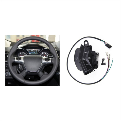 Commande de régulateur de vitesse au volant avec bouton LIM pour Ford Focus 2012-2015 1