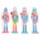 4pcs Tabletop Soldier Figure Wood Nutcracker Puppet Model Nutcracker Deskto 1
