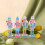 4pcs Tabletop Soldier Figure Wood Nutcracker Puppet Model Nutcracker Deskto 3