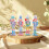 4pcs Tabletop Soldier Figure Wood Nutcracker Puppet Model Nutcracker Deskto 4