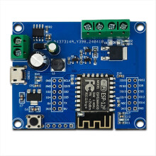 ESP8266 WLAN-Einzelrelais-MOS-Schalter-Steuermodul ESP-12F Entwicklungsboard, unterstützt DC 5-80V und USB-Anschluss-Stromversorgung