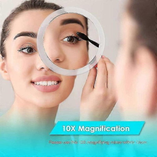 10x Magnifying Mirror with 3 Suction Cups, Makeup Mirror with 10x Magnification 1