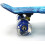 22' Skateboard Flashing Wheel Fish Skate Board blue Ref: 5730 4