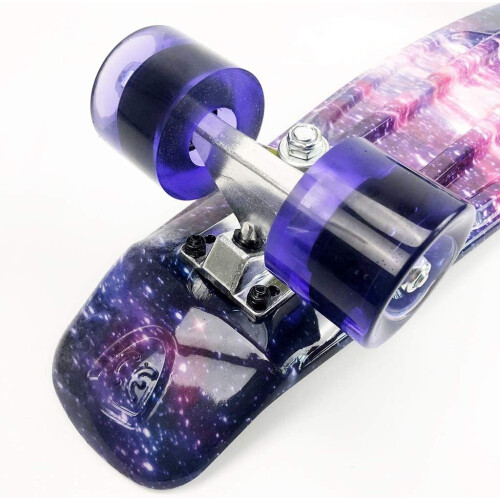 22' Skateboard Flashing Wheel Fish Skate Board blue Ref: 5730 1