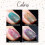2 sheets self-adhesive pearl stickers, white flat pearl stickers 4