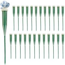 25Piece Flower Stem Tubes with LeakProof Seal for Continuous Hydration of Fresh Flower Bouquets