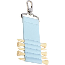 (Sky Blue) Compacts Golfs Tees Holder Keychains Organizers Portables Golfs Rack for Outdoor Sports Enthusiasts Light