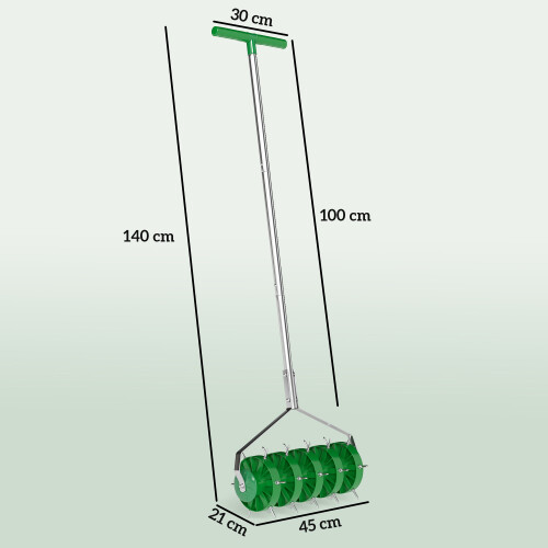 Rolling Lawn Aerator