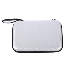 Table Tennis Paddle Bag Ping Pong Paddle Case Easy Carry Storage For Training And Travel Silver