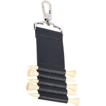 (Black) Compacts Golfs Tees Holder Keychains Organizers Portables Golfs Rack for Outdoor Sports Enthusiasts Light
